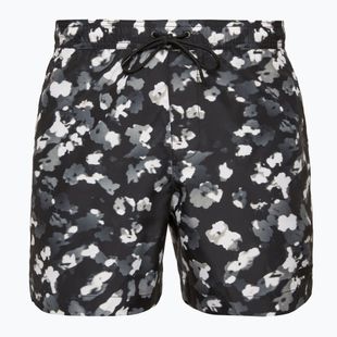 Pantaloni scurți de baie pentru bărbați  Calvin Klein KM0KM01162 Medium Drawstring-Print layered floral black