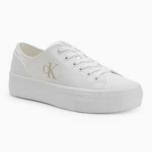 Încălțăminte pentru femei Calvin Klein YW0YW01763 Vulc Flatform Low Cv MG triple bright white