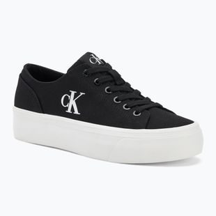 Încălțăminte pentru femei Calvin Klein YW0YW01763 Vulc Flatform Low Cv MG black/bright white
