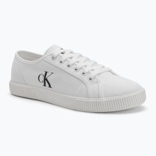 Încălțăminte pentru femei Calvin Klein YW0YW01762 Ess Vulc Low Cv Mg Wn triple bright white