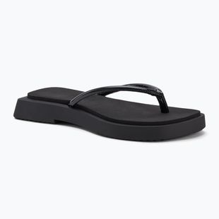 Încălțăminte pentru femei Calvin Klein YW0YW01716 Sq Low Wedge Sandal Stitch triple black