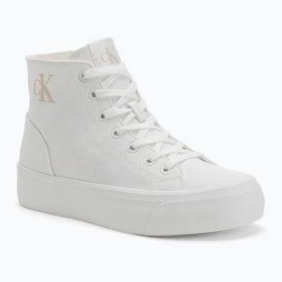 Încălțăminte pentru femei Calvin Klein YW0YW01764 Vulc Flatform Mid Cv Mg triple bright white