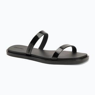 Papuci pentru femei Calvin Klein HW0HW02417 Double Bar Slide - Jelly black