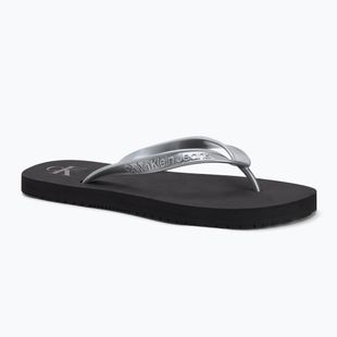 Încălțăminte pentru femei Calvin Klein YW0YW01719 Beach Sandal Monologo Tpu black/silver