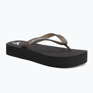 Încălțăminte pentru femei Calvin Klein YW0YW01830 Beach Sandal Flatform Tpu black/bright white