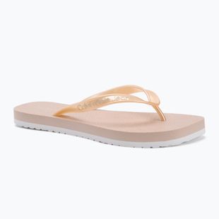 Încălțăminte pentru femei Calvin Klein YW0YW01720 Thong+ Tpu Metallic whisper pink/bright white