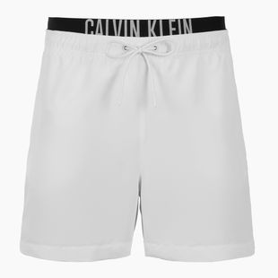 Șorturi de înot pentru bărbați Calvin Klein KM0KM01093 Intense Power Medium Double WB pvh classic white