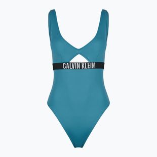 Costum de baie pentru femei Calvin Klein KW0KW02746 Intense Power One Piece Fashion Fit storm blue