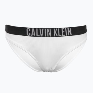 Calvin Klein costume de baie fund KW0KW02752 Intense Power Rib Bikini strălucitor alb