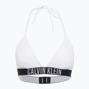Calvin Klein costum de baie top KW0KW02750 Intense Power Rib Triangle-RP alb strălucitor