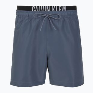 Șorturi de înot pentru bărbați Calvin Klein KM0KM01093 Intense Power Medium Double WB grisaille