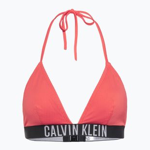Calvin Klein costum de baie top KW0KW02750 Intense Power Rib Triangle-RP coral orbitor