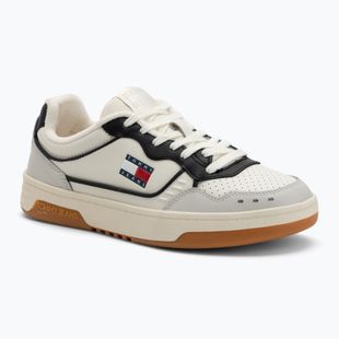 Încălțăminte pentru bărbați Tommy Jeans Cupsole Elevated Leather ivory