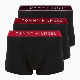 Boxeri Tommy Hilfiger UM0UM03457 Trunk 3 perechi deep burgundy/regular red/premium red