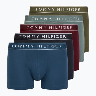 Boxeri pentru bărbați  Tommy Hilfiger UM0UM03679 5 perechi desrt sky/fossil blu/utility oliv/grove grn/rouge