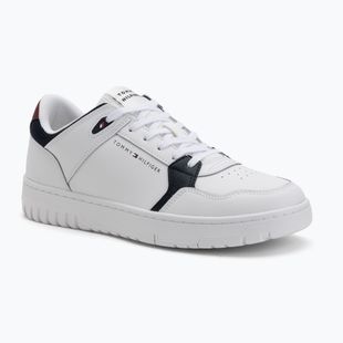 Încălțăminte pentru bărbați Tommy Hilfiger Basket Core Lite Lth Mix white