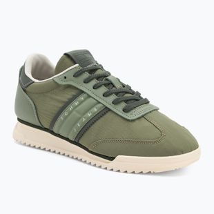 Încălțăminte pentru bărbați Tommy Jeans Runner Cleated Mix Material aruba green