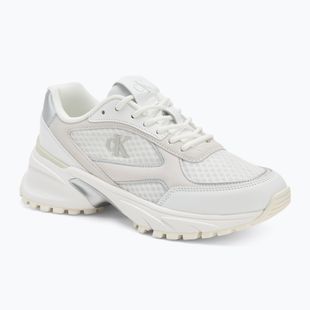Încălțăminte pentru femei Calvin Klein YW0YW02009 Hike Runner Mesh Mix MET MG bright white/silver