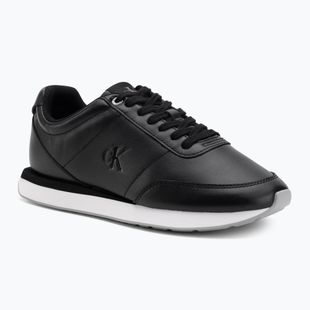 Încălțăminte pentru femei Calvin Klein YW0YW01942 Retro Runner Lace Up Leather MG black/formal gray
