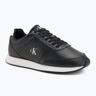 Încălțăminte pentru bărbați Calvin Klein YM0YM01355 Retro Runner Essential Leather black/bright white