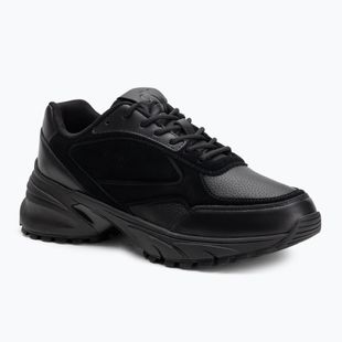 Încălțăminte pentru bărbați Calvin Klein YM0YM01289 Hike Runner HF Leather Mix triple black