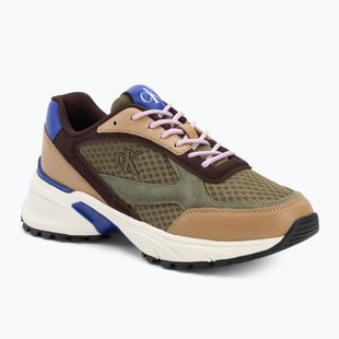 Încălțăminte pentru bărbați Calvin Klein YM0YM01379 Hike Runner Mesh MIX cumin/burnt out/khaki/purple blue