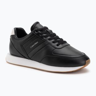 Încălțăminte pentru bărbați Calvin Klein YM0YM01381 Retro Runner Leather Tape black/bright white/gum