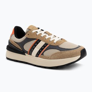 Încălțăminte pentru bărbați Tommy Jeans TJM Technical Runner Ess dark dune
