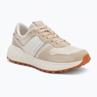 Încălțăminte pentru femei  Tommy Jeans Cleated Runner white clay