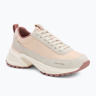 Încălțăminte pentru femei Calvin Klein YW0YW02075 Hike Runner Mg Nylon Mix whisper pink/dark ecru/dusty rose