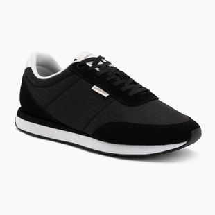 Încălțăminte pentru bărbați Calvin Klein HM0HM02140 Retro Runner Ripstop Aop black/bright white
