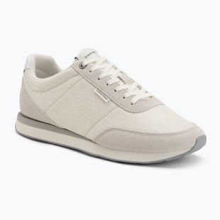 Încălțăminte pentru bărbați Calvin Klein HM0HM02140 Retro Runner Ripstop Aop marshmallow/bright white