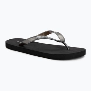 Șlapi pentru femei Calvin Klein HW0HW02956 Tpu Metallic triple black