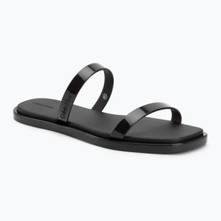 Șlapi pentru femei Calvin Klein HW0HW02963 Jelly Doub Bar Shiny triple black