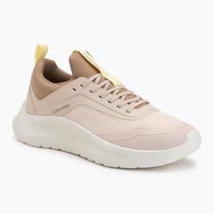 Încălțăminte pentru femei Calvin Klein HW0HW03023 Light Runner Sock Mesh Lycra whisper pink/lemonade/silver mink