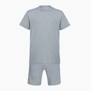 Pijamă bărbătească Calvin Klein LV00NM2900 misty grey top /diamond logo misty