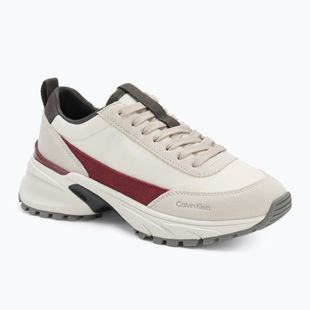Încălțăminte pentru femei Calvin Klein YW0YW02075 Hike Runner MG Nylon Mix lily white/beluga