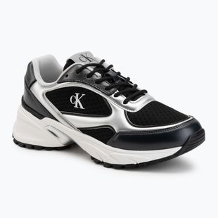 Încălțăminte pentru bărbați Calvin Klein YM0YM01402 Hike Runner Laceup Mesh Mix black/silver