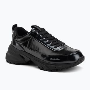 Încălțăminte pentru femei Calvin Klein YW0YW02043 Hike Runner Lace Up Pearl Nylon triple black