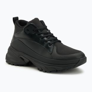 Încălțăminte pentru bărbați Calvin Klein YM0YM01418 Hike Runner Mid Laceup Tech Mix triple black