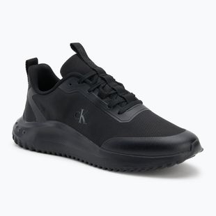Încălțăminte pentru bărbați Calvin Klein YM0YM01442 Eva Runner Lace Up Mat Mix 0GJ triple black