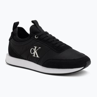 Încălțăminte pentru bărbați Calvin Klein YM0YM01414 Retro Runner Sock Laceup Mix Mat ck black