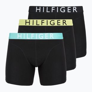 Boxeri Tommy Hilfiger Brief set de 3 bucăți lemon curd/arctic aqua/negru