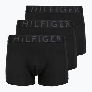 Boxeri Tommy Hilfiger Trunk WB Cooling Technology 3 perechi black/black/black