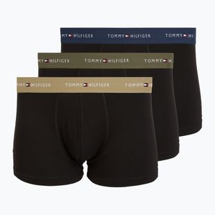 Boxeri pentru bărbați Tommy Hilfiger Trunk WB 3 pairs army green/wdg blue/ptch blue
