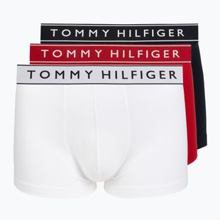 Boxeri pentru bărbați Tommy Hilfiger Trunk Dtm white/medium red/navy blue