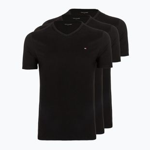 Tricou pentru bărbați Tommy Hilfiger Cotton V-Neck black/black/black