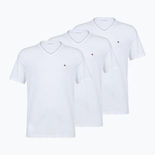 Tricou pentru bărbați Tommy Hilfiger Cotton V-Neck white/white/white