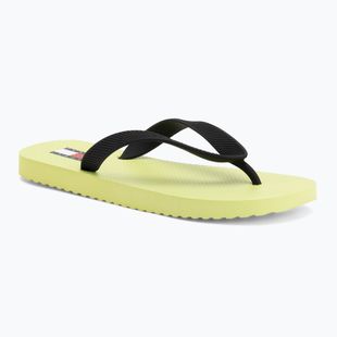 Șlapi pentru femei Tommy Jeans Logo Summer lime essence/black