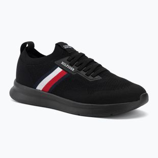 Încălțăminte pentru bărbați Tommy Hilfiger Lightweight Knitted Runner black